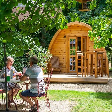 Cabane En Bois Avec Bain Nordique Asnieres-sur-Vegre Exterior foto