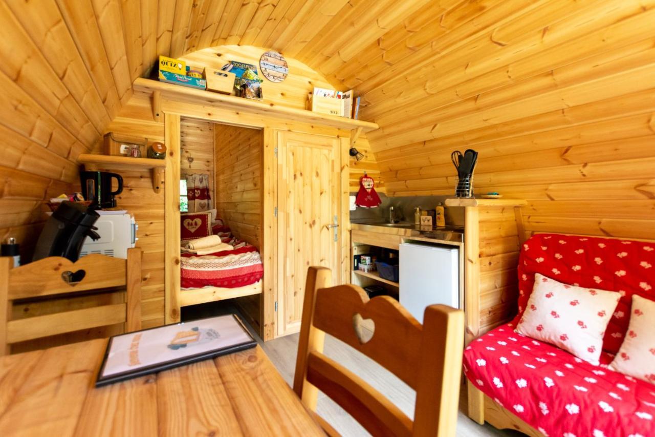Cabane En Bois Avec Bain Nordique Asnieres-sur-Vegre Exterior foto